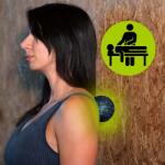 ActiGet Masszázslabda - Fekete (ACT0095)