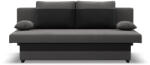 GreenSite Sony kanapé, szövet anyag, hab töltet, szürke - fekete