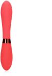 Loveline Vibrator Silicone Smooth Vibrator, 10 Moduri Vibratii, Silicon, USB, Rosu, 20.5 cm Vibrator