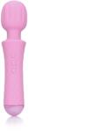 Loveline Vibrator Masaj Small Wand Vibrator, 20 Moduri Vibratii, 8 Intensitati, Silicon, USB, Roz, 20.7 cm Vibrator