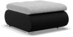 GreenSite Tokio puff, fonott + műbőr, szürke - fekete - pepita