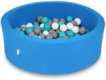  Azúrkék labdamedence 90x30cm türkiz harmónia labdákkal
