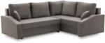 GreenSite Grande Plus sarokkanapé, jobboldali, szövet anyag, szürke