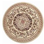 Delta Carpet Covor Rotund, 150 x 150 cm, Crem / Bej, Lotos 539/100 (LOTUS-539-100-O-1515) Covor