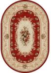 Delta Carpet Covor Oval, 60 x 110 cm, Crem / Rosu, Lotos 523 (LOTUS-535-210-O-0611) Covor