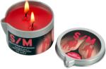 Orion S/M Candle in a Tin High Temperature Red