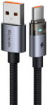 Mcdodo Cablu, USB-C la USB-A, Transparent, 6A, 1.2m - Mcdodo (CA-6890) - Black (KF2359047) - pcone
