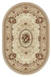 Delta Carpet Covor Oval, 80 x 150 cm, Crem / Bej, Model Floral Lotos (LOTUS-568-100-O-0815) Covor