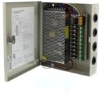Well Sursa in Comutatie AC-DC cu Cutie, 120W 12V 10A, 9 Canale, Well (PSUP-SO/B-12V120W9CH-WL)