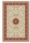Delta Carpet Covor Dreptunghiular, 60 x 110 cm, Crem / Rosu, Model Lotos (LOTUS-523-120-0611) Covor