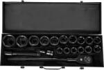 BaumAuto Set chei tubulare de impact 3/4" 21 piese, 6 muchii, 17-50 mm, cu cutie FS-57959 (FS-57959) Cheie tubulara