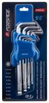 FORSAGE Set de chei imbus lungi cu bilă, 9 piese (FS-18823) Cheie imbus