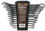 Forstime Set de chei cu deschidere plată, 12 piese (8, 10-17, 19, 22, 24mm) (FS-52494)