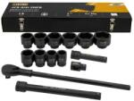 JCB Set de Unele de Impact JCB 1" Cr-Mo 6-Șuruburi 15 PCS 36-80mm (FS-64927) Cheie tubulara
