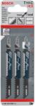 Bosch T 111 C Lombfűrész penge Magas szén-acél (HCS) 3 db (2608630808) (2608630808)