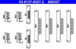 ATE Súprava príslušenstva, čeľusť parkovacej brzdy ATE 03.0137-9327.2 (03.0137-9327.2)