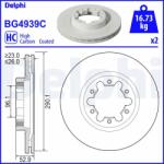 DELPHI Tarcza Ham. Przod Nissan (bg4939c)