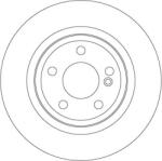 TRW Brzdový kotúč TRW DF6634 (DF6634)