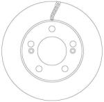 TRW Brzdový kotúč TRW DF6888 (DF6888)