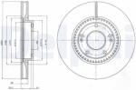 DELPHI Tarcza Ham. Przod Hyundai I30 07- (bg4251c)