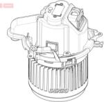 DENSO Vnútorný ventilátor DENSO DEA23022 (DEA23022)