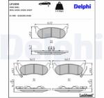 DELPHI Klocki Ham. Jeep Cherokee (lp1859)