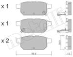 METELLI Sada brzdových platničiek kotúčovej brzdy METELLI 22-0915-0 (22-0915-0)