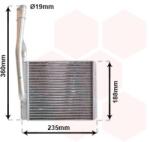 VAN WEZEL Výmenník tepla vnútorného kúrenia VAN WEZEL 18006272 (18006272)