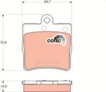 TRW Sada brzdových platničiek kotúčovej brzdy TRW GDB1545 (GDB1545)