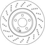 TRW Brzdový kotúč TRW DF6668S (DF6668S)