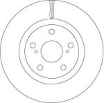 TRW Brzdový kotúč TRW DF6675 (DF6675)