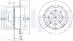 DELPHI Tarcza Ham. Honda Civic Vi -01 Tyl (bg2538)