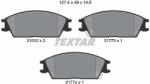 TEXTAR Sada brzdových platničiek kotúčovej brzdy TEXTAR 2101202 (2101202)