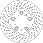 TRW Brzdový kotúč TRW DF6778S (DF6778S)