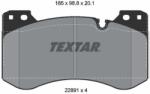 TEXTAR Sada brzdových platničiek kotúčovej brzdy TEXTAR 2289101 (2289101)