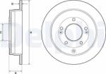 DELPHI Tarcza Ham. Tyl Hyundai (bg4767c)