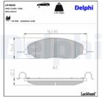 DELPHI Sada brzdových platničiek kotúčovej brzdy DELPHI LP3849 (LP3849)