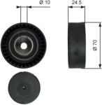 GATES Vratná/vodiaca kladka rebrovaného klinového remeňa GATES T38071 (T38071)