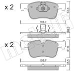 METELLI Sada brzdových platničiek kotúčovej brzdy METELLI 22-0960-0 (22-0960-0)