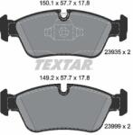 TEXTAR Sada brzdových platničiek kotúčovej brzdy TEXTAR 2393501 (2393501)