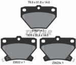 TEXTAR Sada brzdových platničiek kotúčovej brzdy TEXTAR 2352101 (2352101)