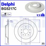 DELPHI Brzdový kotúč DELPHI BG5217C (BG5217C)