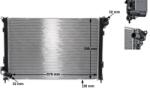 MAHLE Chladič motora MAHLE CR 985 000S (CR 985 000S)