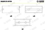 GLYCO Ložisko kľukového hriadeľa GLYCO H1011/5 STD (H1011/5 STD)