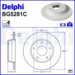DELPHI Brzdový kotúč DELPHI BG5281C (BG5281C)