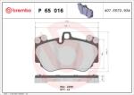 BREMBO Sada brzdových platničiek kotúčovej brzdy BREMBO P 65 016 (P 65 016)