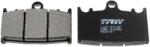 TRW Sada brzdových platničiek kotúčovej brzdy TRW MCB741 (MCB741)