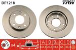 TRW Brzdový kotúč TRW DF1218 (DF1218)