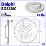DELPHI Brzdový kotúč DELPHI BG5228C (BG5228C)
