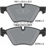 TEXTAR Sada brzdových platničiek kotúčovej brzdy TEXTAR 2409601 (2409601)